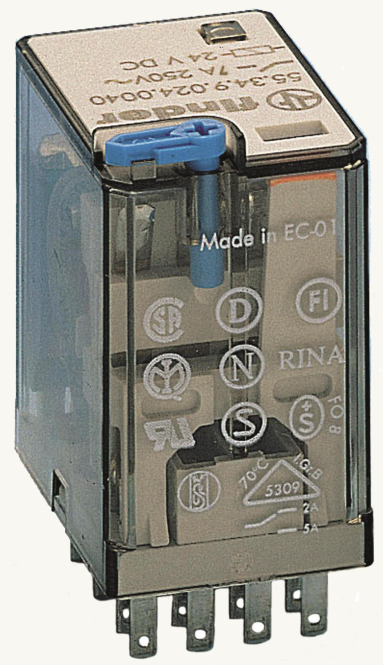 8012823036250 - Finder Miniatur-Industrie-Printrelais 553490240070 4W 7A 24VDC 8012823036250 - Finder Miniatur-Industrie-Printrelais 553490240070 4W 7A 24VDC