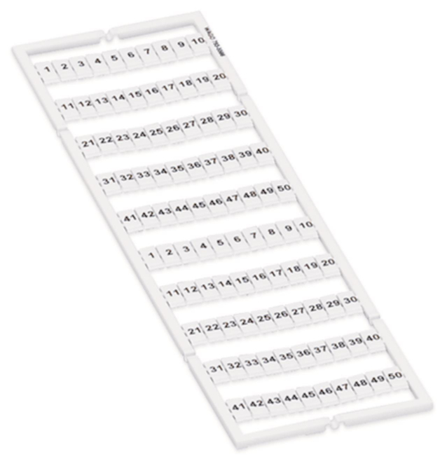 WAGO 793-5566 WMB-Beschriftungskarte, als Karte, bedruckt,weiß - 1001622