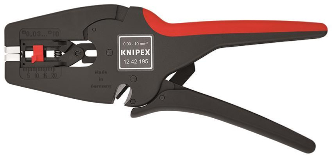 Knipex Abisolierzange MultiStrip 1242195 selbsteinstellend 195mm - 1006715