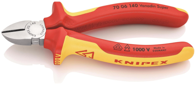 Knipex VDE-Seitenschneider 140mm 7006140 - 1006804