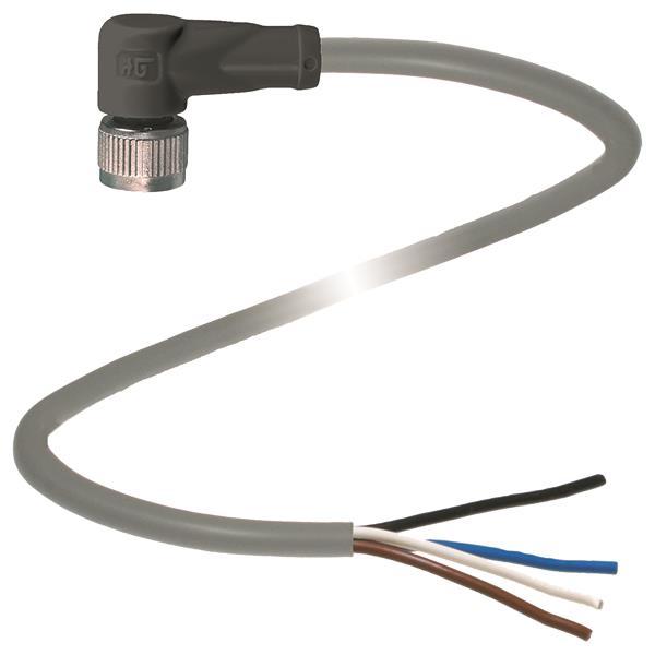 PF Kabeldose M12-Buchse V1-W-5M-PUR PUR, 5m, 4-adrig 033808 PF Kabeldose M12-Buchse V1-W-5M-PUR PUR, 5m, 4-adrig 033808