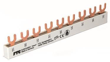 FTG Gabel E 9 3-polig 10qmm ES30910 Sammelschiene Eurovario - 1144914