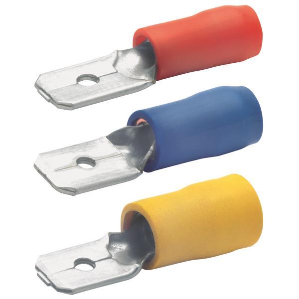 KLAU Flachstecker 820 0,5-1,0qmm rot (Inhalt 100 Stück) - 121368