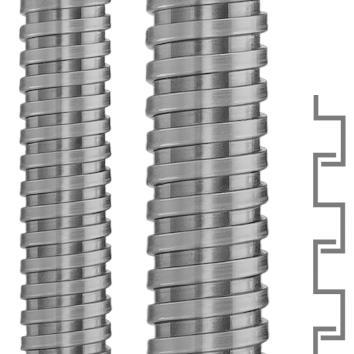 4025113116413 - FLEXA Metallschutzschlauch SPR-AS AD27 Stahl verz 10 Meter 230 x 270mm