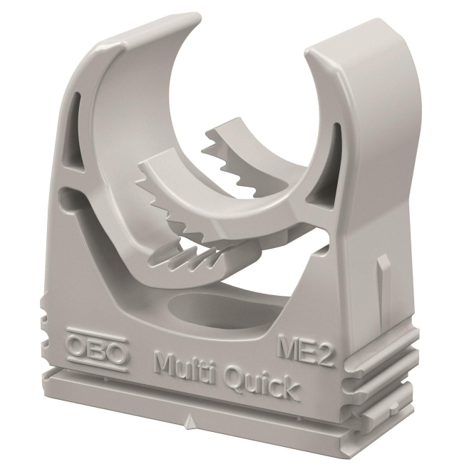 OBO M-Quick M25 LGR Multi-Quick-Schelle 20-25mm PA lichtgrau RAL7035 - 131279