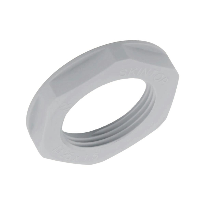 4044773165821 - 53119050 - Gegenmutter Sechskant M 40 x 15 mm SW 50 mm silbergrau