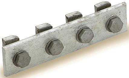 ERICO 4-Lochplatten 313040 CADDY ERISTRUT ZE104 313040 (Inhalt 10 Stück)