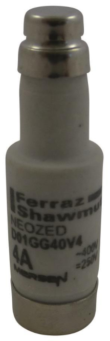Mersen 01700.004000 D01 4A gG 400V braun NEOZED Sicherungseinsatz 1 - 148052