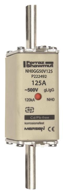 Mersen 1B065.000000 NH0 125A gG 500V NH-Sicherung sfü - 148442