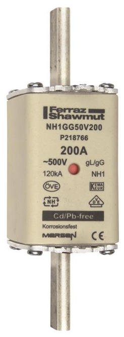 Mersen 1B171.000000 NH1 200A gG 500V NH-Sicherung sfü - 148470