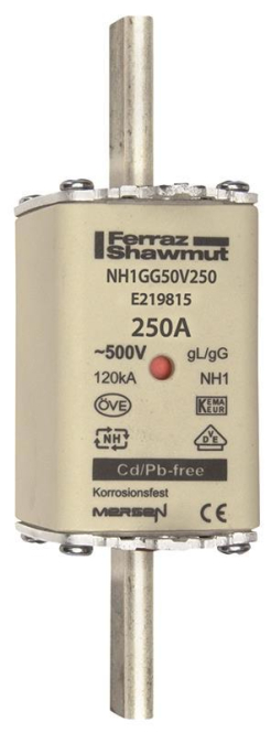 Mersen 1B175.000000 NH1 250A gG 500V NH-Sicherung sfü - 148472