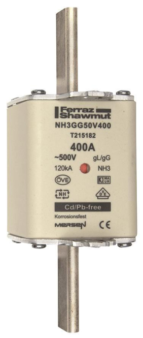Mersen 1B383.000000 NH3 400A gG 500V NH-Sicherung sfü - 148494