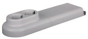 RULA Slk-Tank 3651010 Fussbodensteckdose weiss 2-fach - 1498831