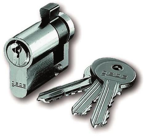 BJ DIN Profil-Halbzylinder 0521PZ-GS gleichschliessend - 150591