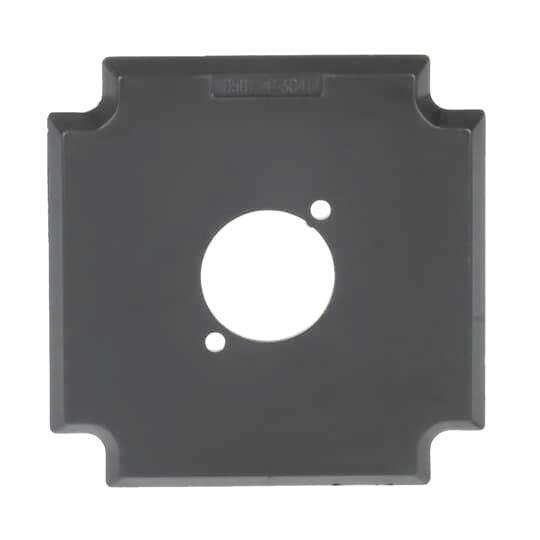 BJ UPWG Aluminium Sockel für 1714 XLR-Einbaubuchse Serie D Schaltermat/Geb.Steu