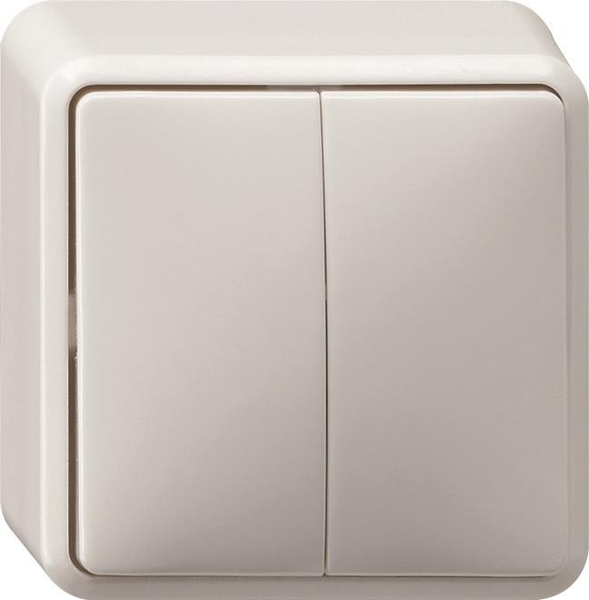 GIRA 010513 Wippschalter Serien AP Reinweiß - 163980