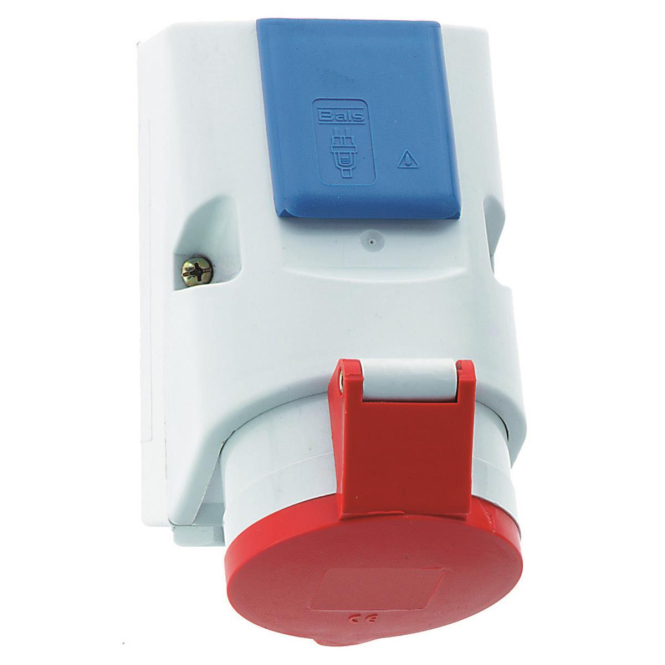 BALS CEE TK-Kombi-Dose 16A 5-polig 107 6h IP44 400V Verbindungstechnik