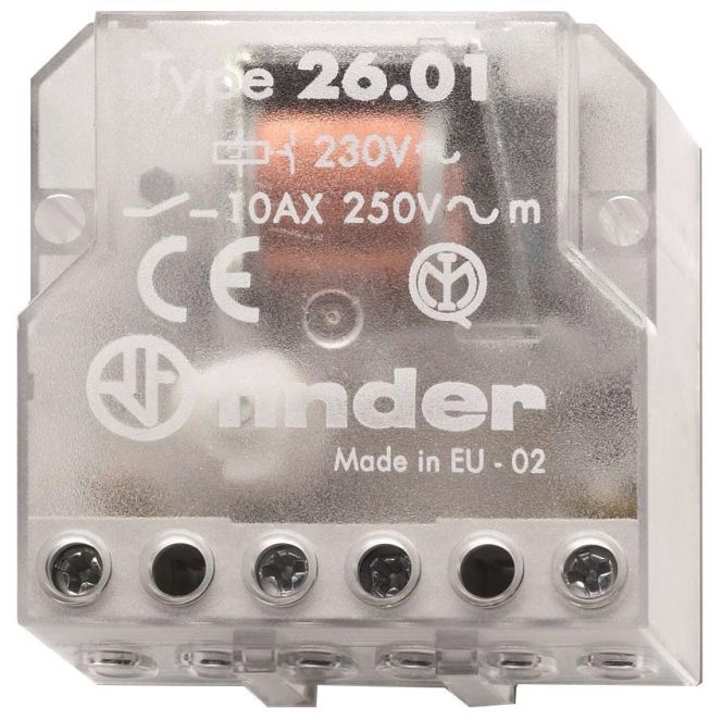 Finder Stromstossschalter 26.01.8.230.0000 1S 10A 230VAC