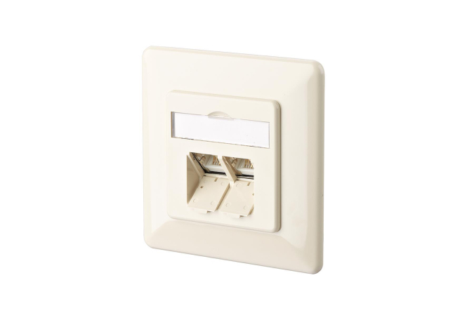 4250184102618 - Metz Dat-Dose E-Dat C6 8 8(8) UP cw Cat6 RAL 1013 1307381001-I