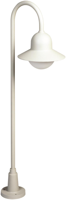 ALBERT Wegeleuchte Aluguss weiß 682005 E27 75W H=1200mm IP44