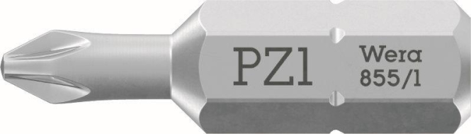 Wera Pozidriv-Bits PZ 1x25 855/1 Z PZ 05072080001