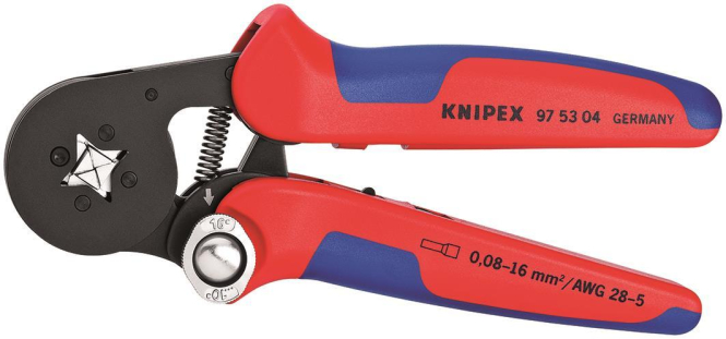 Knipex Aderendhülsenzange 180mm 975304SB 0,08-10+16qmm - 185389