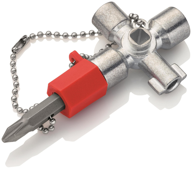 Knipex Schaltschrankschlüssel 001102 Kurze Ausführung 44mm - 185667
