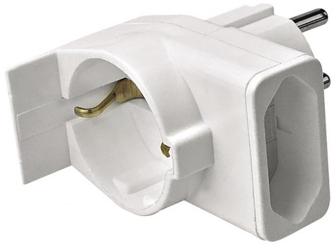 Rademacher 3742 Kombi-Duplex-Stecker Weiss 70000016