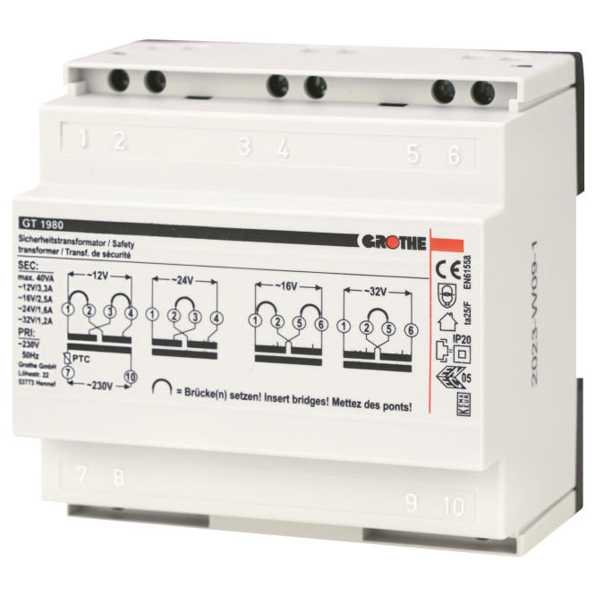 GRO Trafo 12/16/24/32V 14140 GT 1980 3,3/2,5/1,6/1,2A REG - 190301