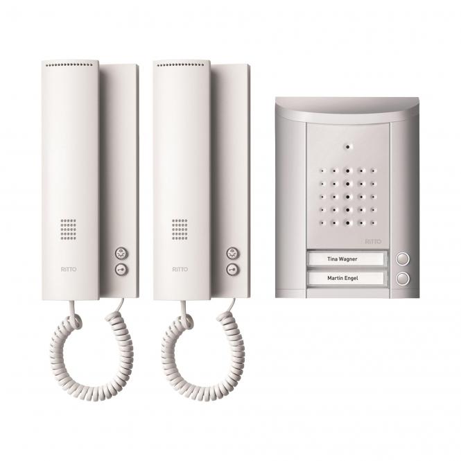 Ritto Entravox Komplettpaket 2WE 1841220 silber