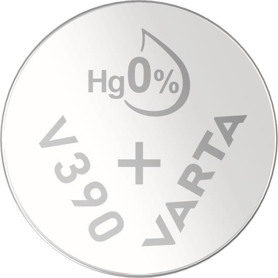 VARTA Knopfzelle V390 1,55V 80mAh 00390101111 (Inhalt 10 Stück) VARTA Knopfzelle V390 1,55V 80mAh 00390101111 (Inhalt 10 Stück)