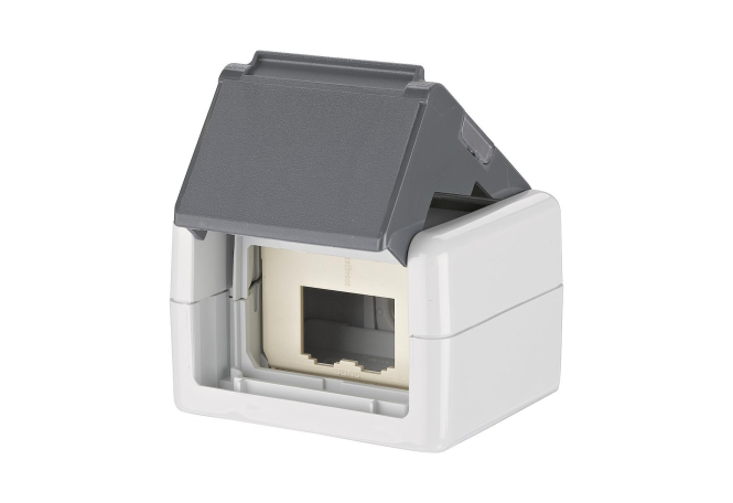 Metz E-DAT Modul IP44 1309430003-E AP-Gehäuse grau, ## ohne Module ## Metz E-DAT Modul IP44 1309430003-E AP-Gehäuse grau, ## ohne Module ##