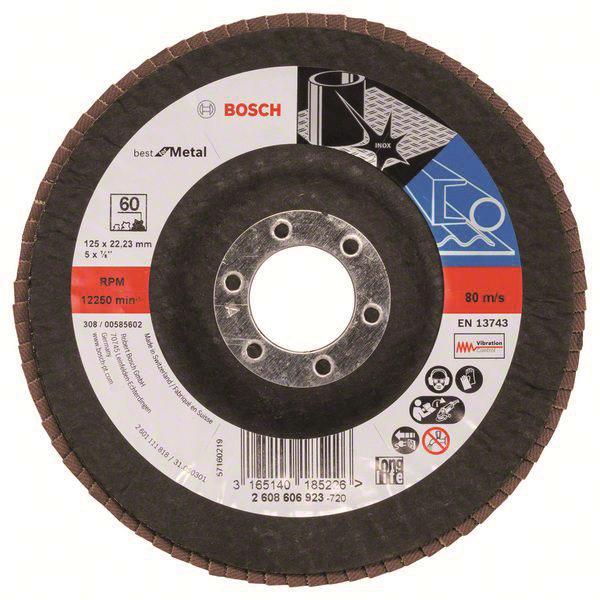 3165140185226 - Diy fächerschleifscheibe (für winkelschleifer verschiedene materialien bombierte ausführung ø 125 mm körnung 60) - Bosch 3165140185226 - Diy fächerschleifscheibe (für winkelschleifer verschiedene materialien bombierte ausführung ø 125 mm körnung 60) - Bosch