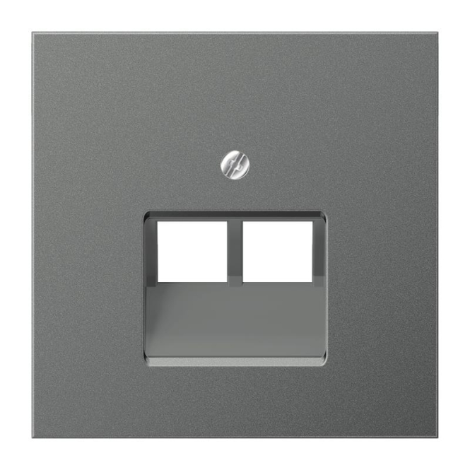 4011377012912 - JG LS-design Abdeckung für AL2969-2UAAN UAE IAE Cat 5e und Cat6 anthrazit 4011377012912 - JG LS-design Abdeckung für AL2969-2UAAN UAE IAE Cat 5e und Cat6 anthrazit