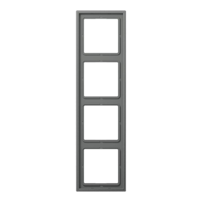 4011377010437 - JG Rahmen 4fach AL2984AN Aluminium anthrazit lackiert 4011377010437 - JG Rahmen 4fach AL2984AN Aluminium anthrazit lackiert