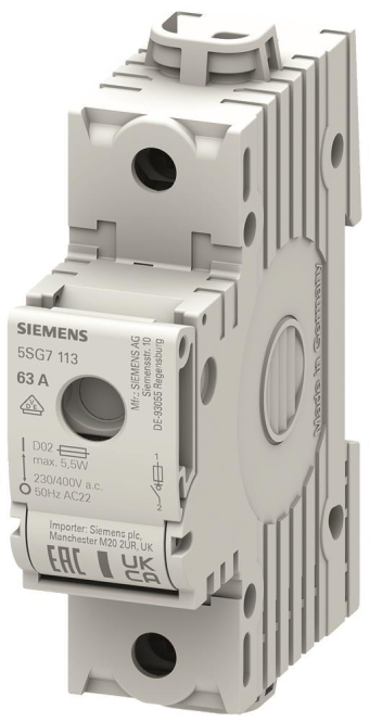 Siemens 5SG7113 MINIZED-Lasttrennschalt. f.NEOZED-Sicherungseinsätze D02 1p