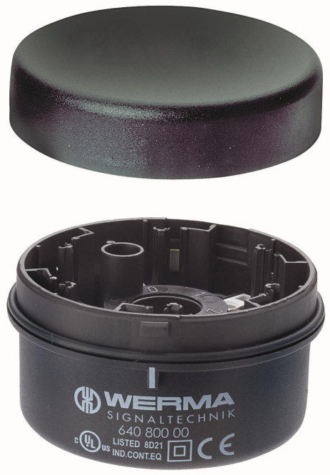 4049787004968 - Werma Anschlusselement BWM 64080000 12-230VAC DC schwarz Boden- Winkelmont 4049787004968 - Werma Anschlusselement BWM 64080000 12-230VAC DC schwarz Boden- Winkelmont