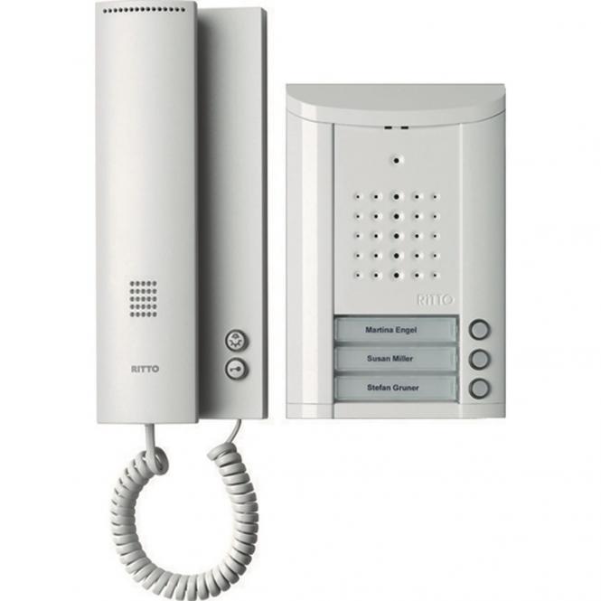 Ritto Entravox Komplettpaket 3WE 1841370 weiß Hauskomm/Batt/Sicher