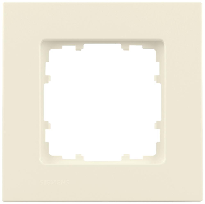 Siemens 5TG11110 DELTA miro Rahmen 1-fach Farbe titanweiß 90x90mm