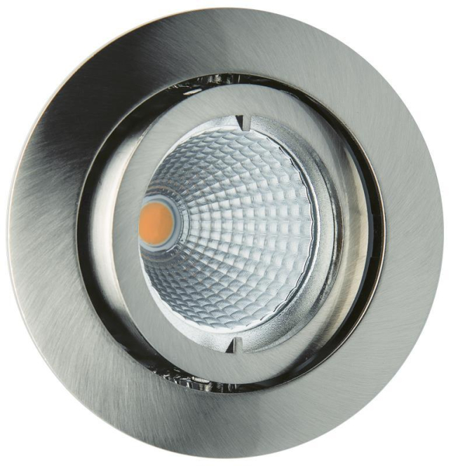 RUTEC Einbaustrahler eisen geb ALU5537-5 schwenkbar DA68mm f.LM 50mm - 2219393