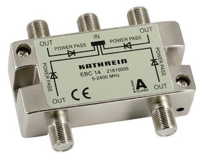 KATH F-Verteiler 4fach EBC 14 5-2400MHz - 2233472