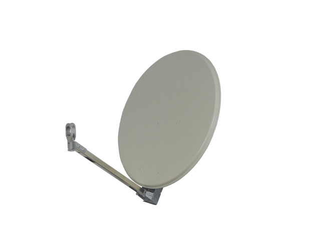 Televes Alu-Spiegel 67x71cm S660-W weiß RAL7035 ( lichtgrau )
