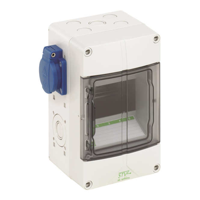SPELS Steckdosenverteiler IP44 STV 502-S STV502-S 125x200x122mm vorverdrahtet