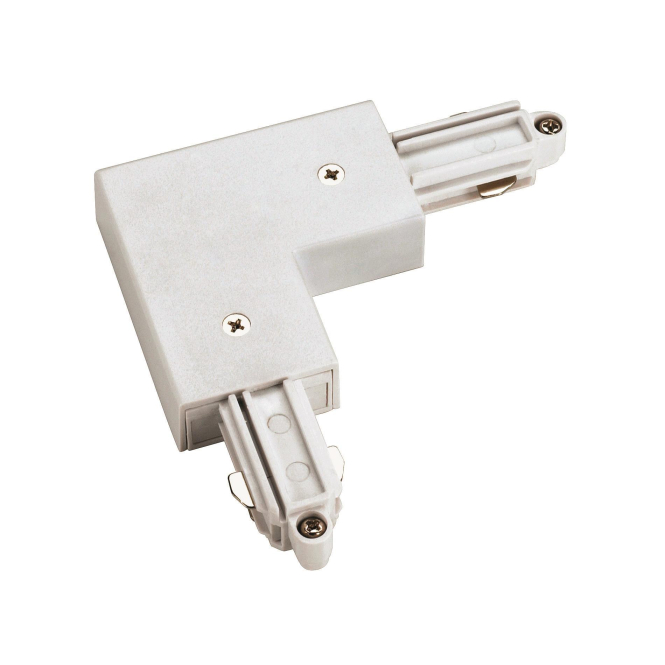 SLV Eckverbinder 1PH-Stromschiene 143051 Weiss, Schutzleiter außen