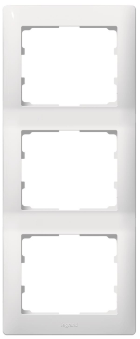 3245067710074 - Legrand 771007 Rahmen 3-fach senkrecht Galea ultraweiß