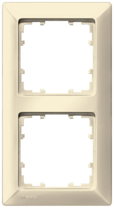 Siemens 5TG25820 DELTA line Rahmen 2fach 151x80mm elektrowei