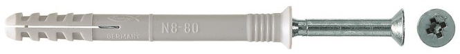 Fischer Nageldübel N6x40/10S(100) 048788 (Inhalt 100 Stück) Fischer Nageldübel N6x40/10S(100) 048788 (Inhalt 100 Stück)