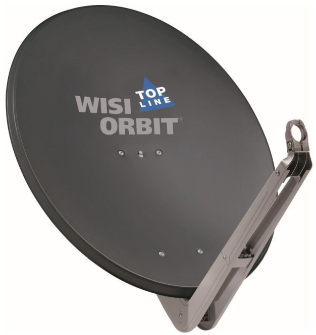 WISI Sat-Offsetantenne 85cm OA85H Aluminium graphitgrau - 2861483