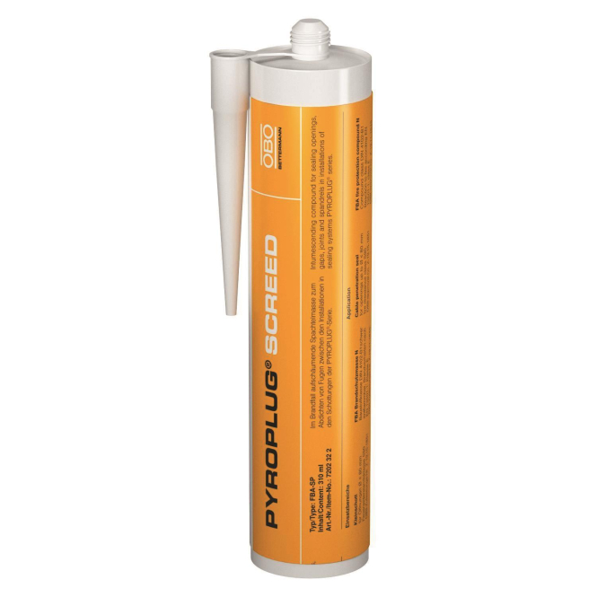 OBO FBA-SP Brandschutz-Spachtelmasse in ** Kartusche 310ml braun 7202322 OBO FBA-SP Brandschutz-Spachtelmasse in ** Kartusche 310ml braun 7202322