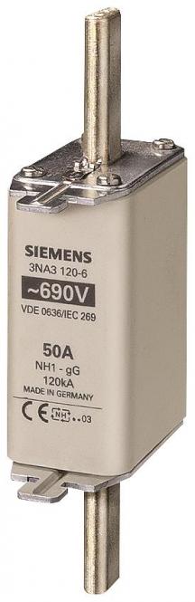 Siemens 3NA31326 NH1 125A 3NA3132-6 690VAC/440DC gL/gG Sicherung (Inhalt 3 Stück)